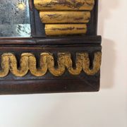 Miroir de style « Art déco » en bois sculpté
