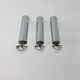 Set of 3 minimalist chrome tube ceiling / wall lamps, 1970s