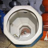 Flambeau blue floor lamp - vintage 1970's