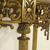 Console et son miroir en bronze doré