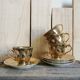 Vintage golden porcelain cups