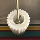 Former scandinavian design hanging opaline white draped made vintage hand