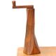 Wooden pepper mill, free-form, 70s