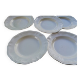 Set of Digoin Sarreguemines plates