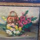 Still Life with Flowers - Oil on Canvas Signed Gautier - Frame Do