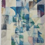 Robert delaunay: window on the city - original stencil