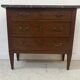 Louis XVI style chest of drawers in solid oak, 19th century