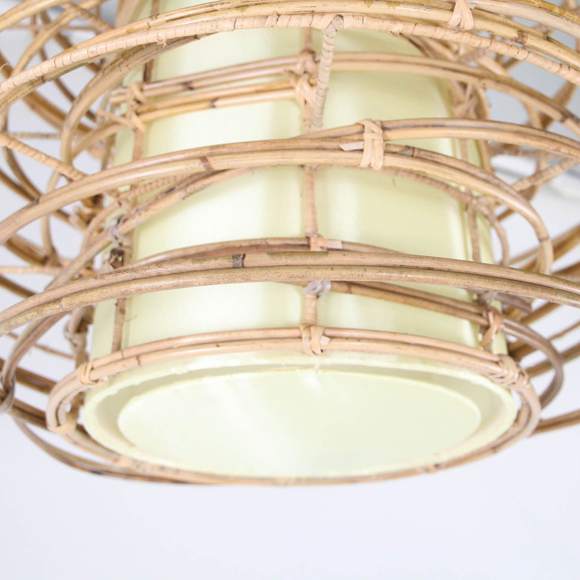 Rattan and fabric suspension