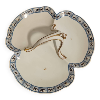 plateau apéritif serviteur motif oiseaux ( DADAT LIMOGES)