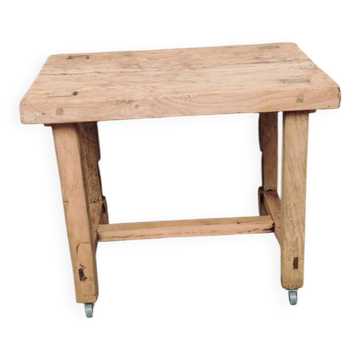 Bedside table - old workbench