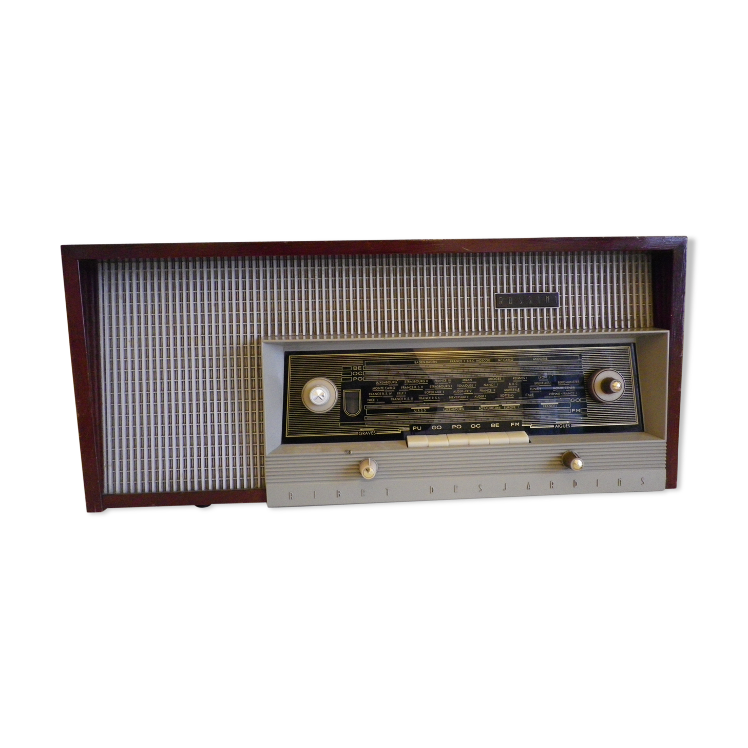 Decorative radio - Ribet Desjardins Rossini model - 1960