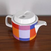 Vintage 1970s Ceramic Teapot by Ceramiche Pozzi, Compact Series