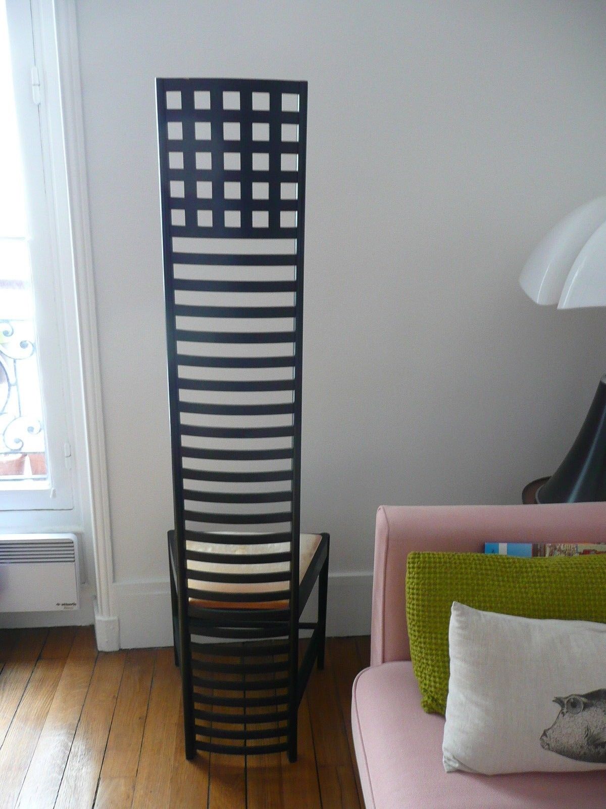 Hill House chair by Charles Rennie Mackintosh in Cassina edition