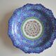 Islamic art enamel metal dish