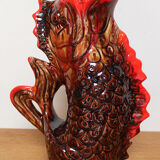 Pitcher vase fish