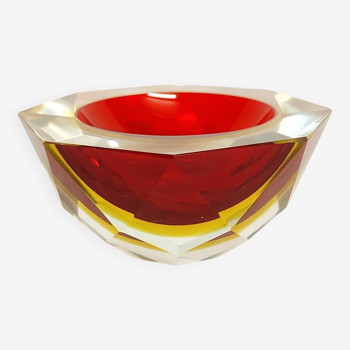 Murano glass bowl Italy 1980s