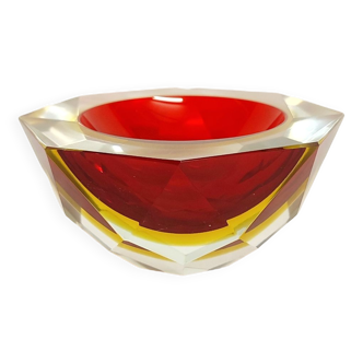 Murano glass bowl Italy 1980s