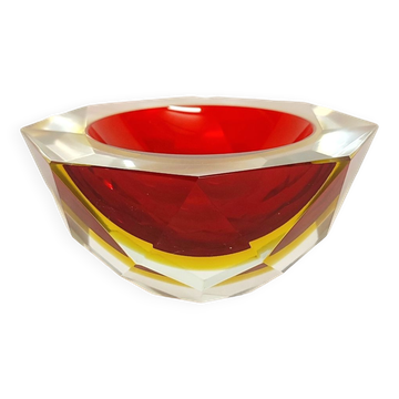 Murano glass bowl Italy 1980s