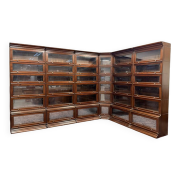 Bibliothèque d'angle Globe Wernicke classique anglaise