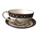 Tasse a the cup with its earthenware sub-cup of gien renaissance model