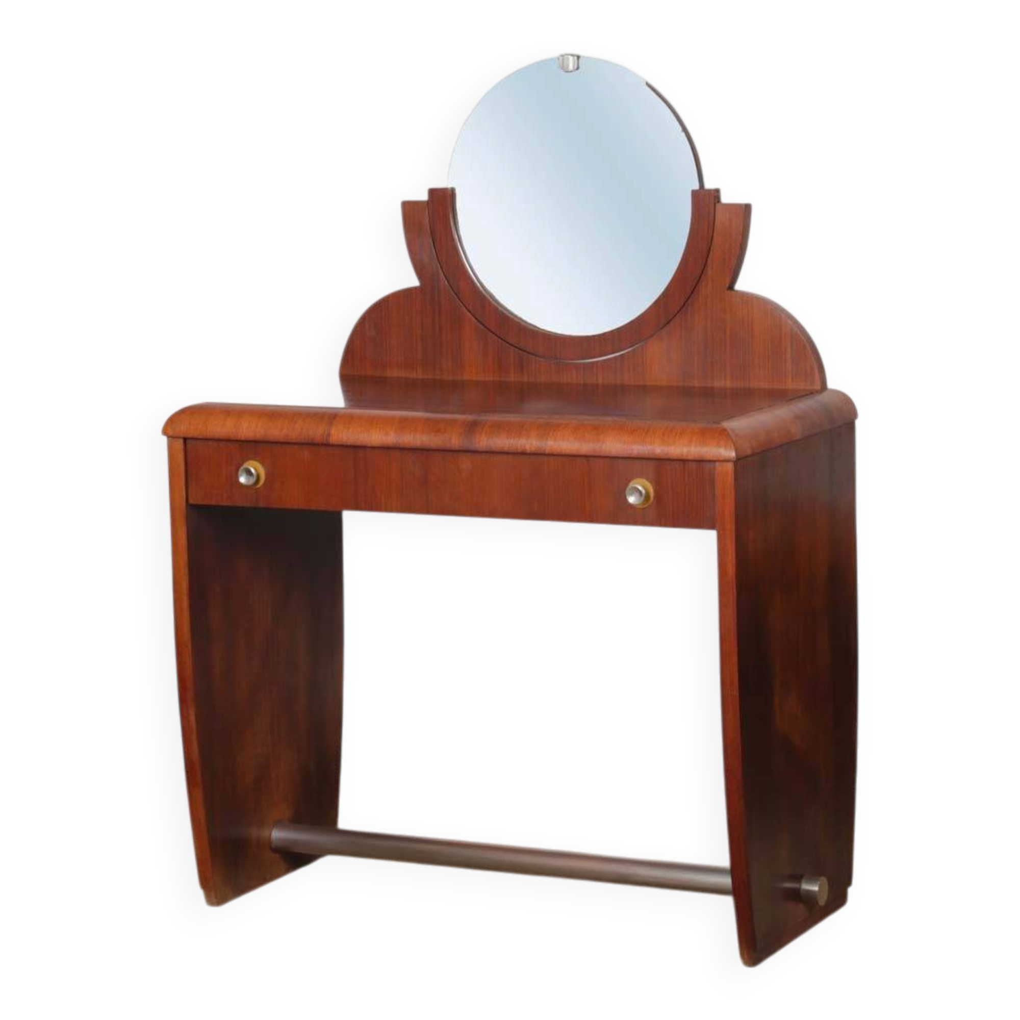 Art Deco mahogany dressing table from the 1930s.