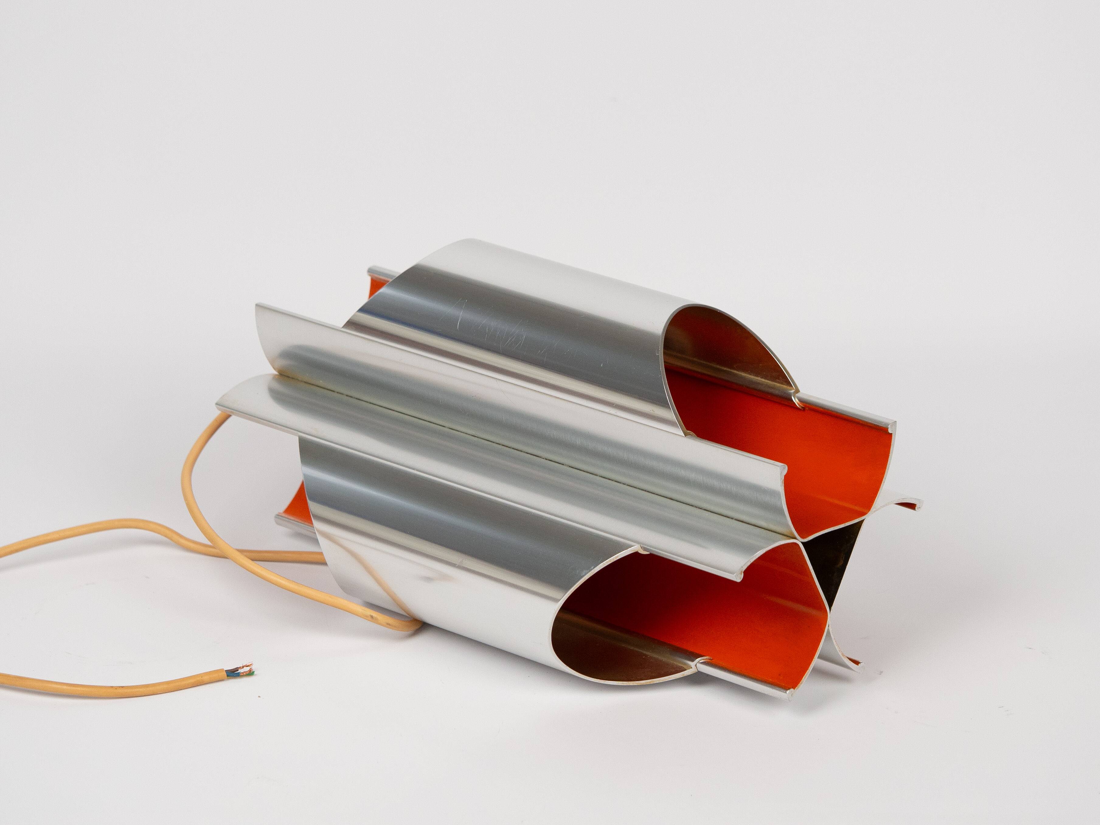 Lampe suspendue vintage danoise Pantre par Bent Karlby, Lyfa, années 1970