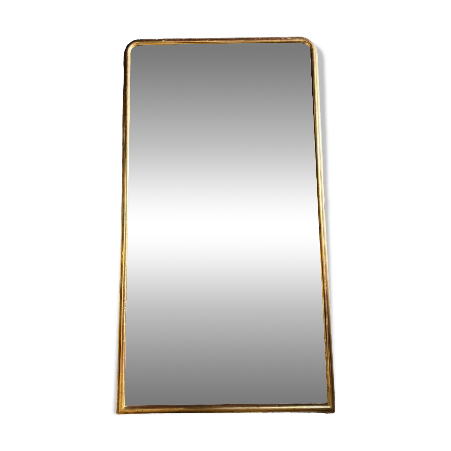 Miroir de cheminée d’époque louis philippe en bois doré (1m88x1m03) xixe