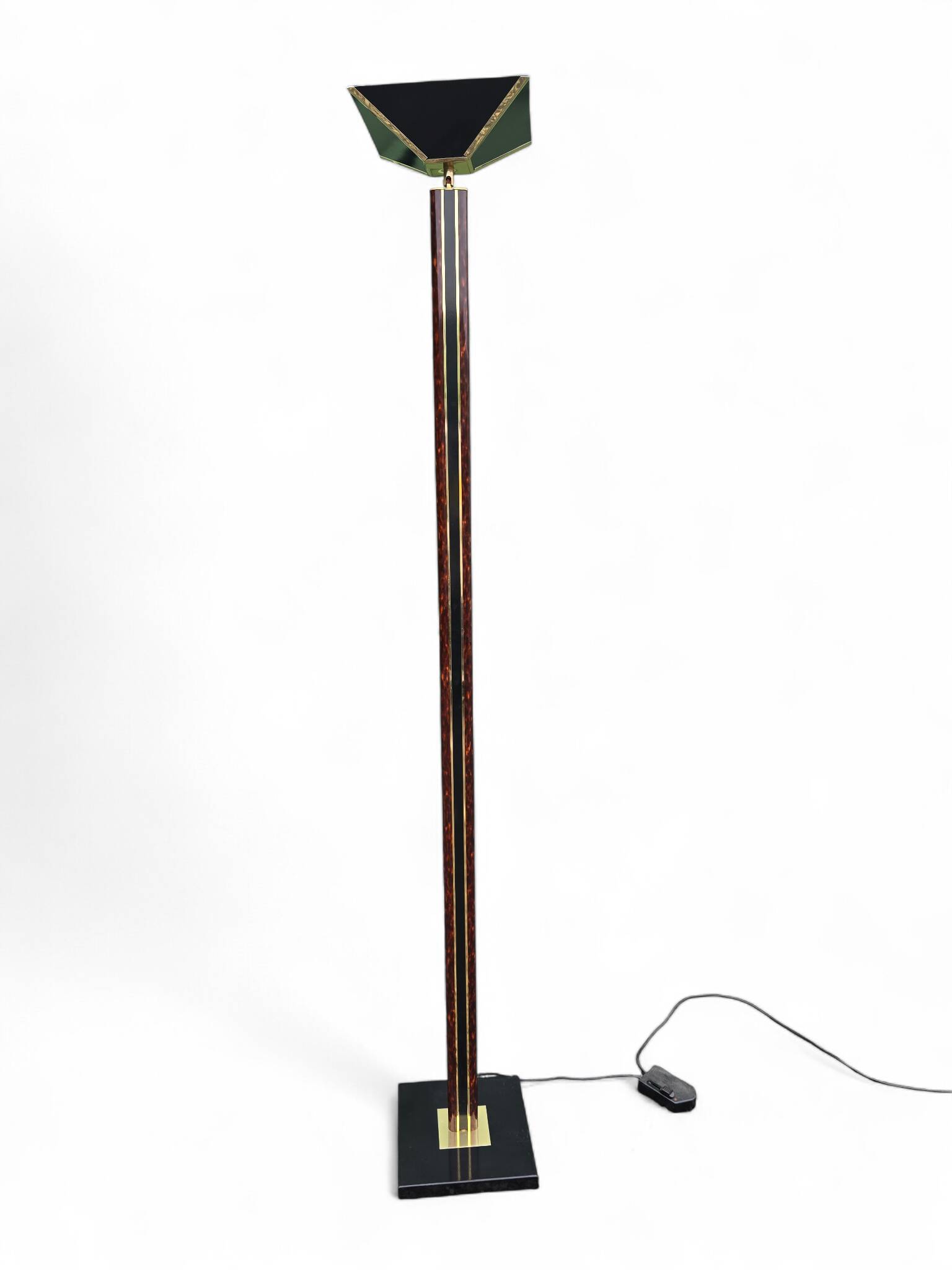 80s KOTT Tortoiseshell Floor Lamp