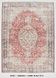 Tapis persan vintage rouge et crème, 243 x 328 cm