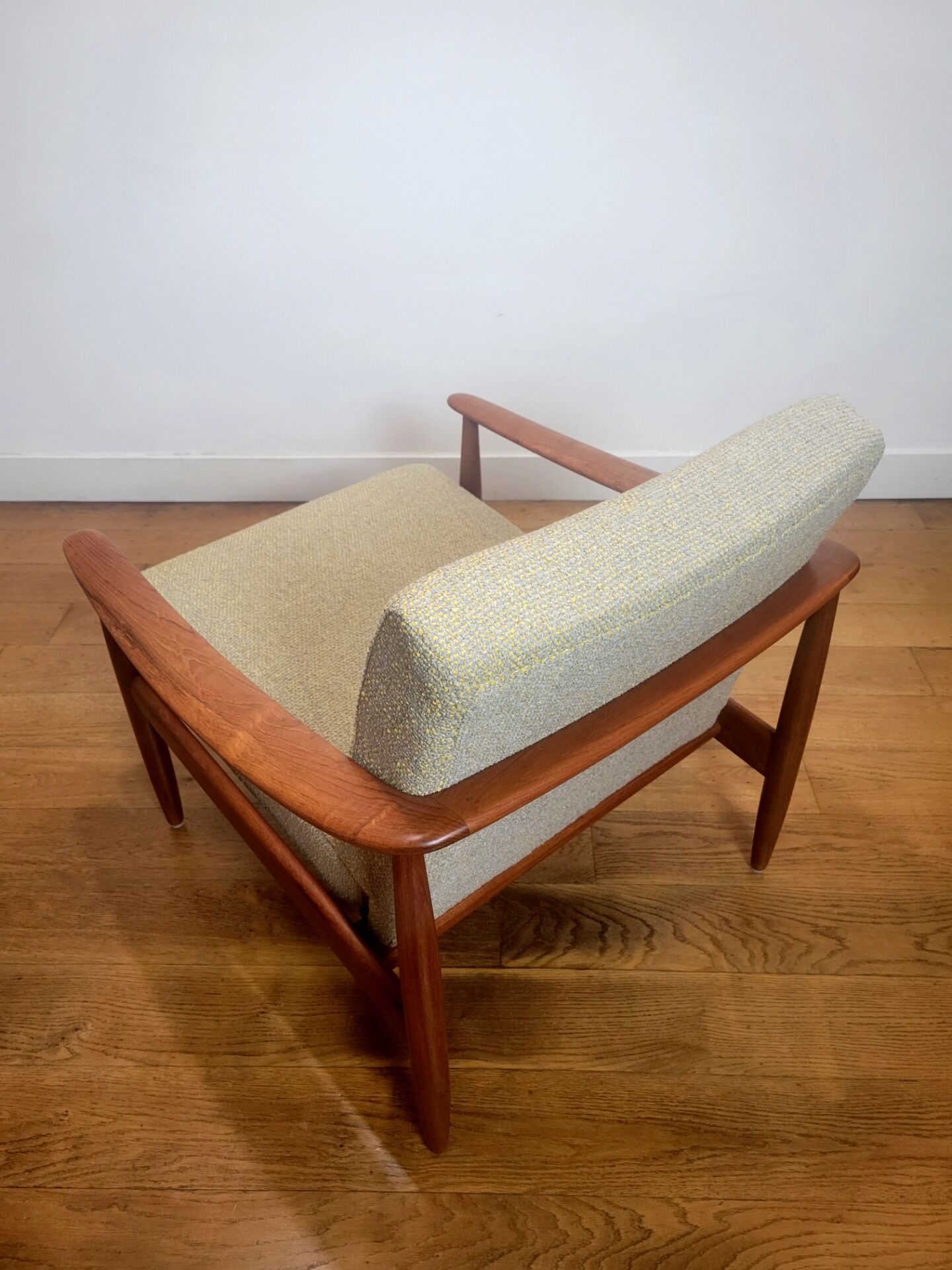 Vintage lounge chair in teak by Carl Straub, 1960