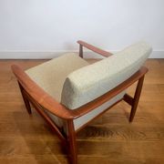 Vintage lounge chair in teak by Carl Straub, 1960