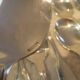 12 silver-plated ice cream scoops, Christofle Vendome model, 12.9 cm