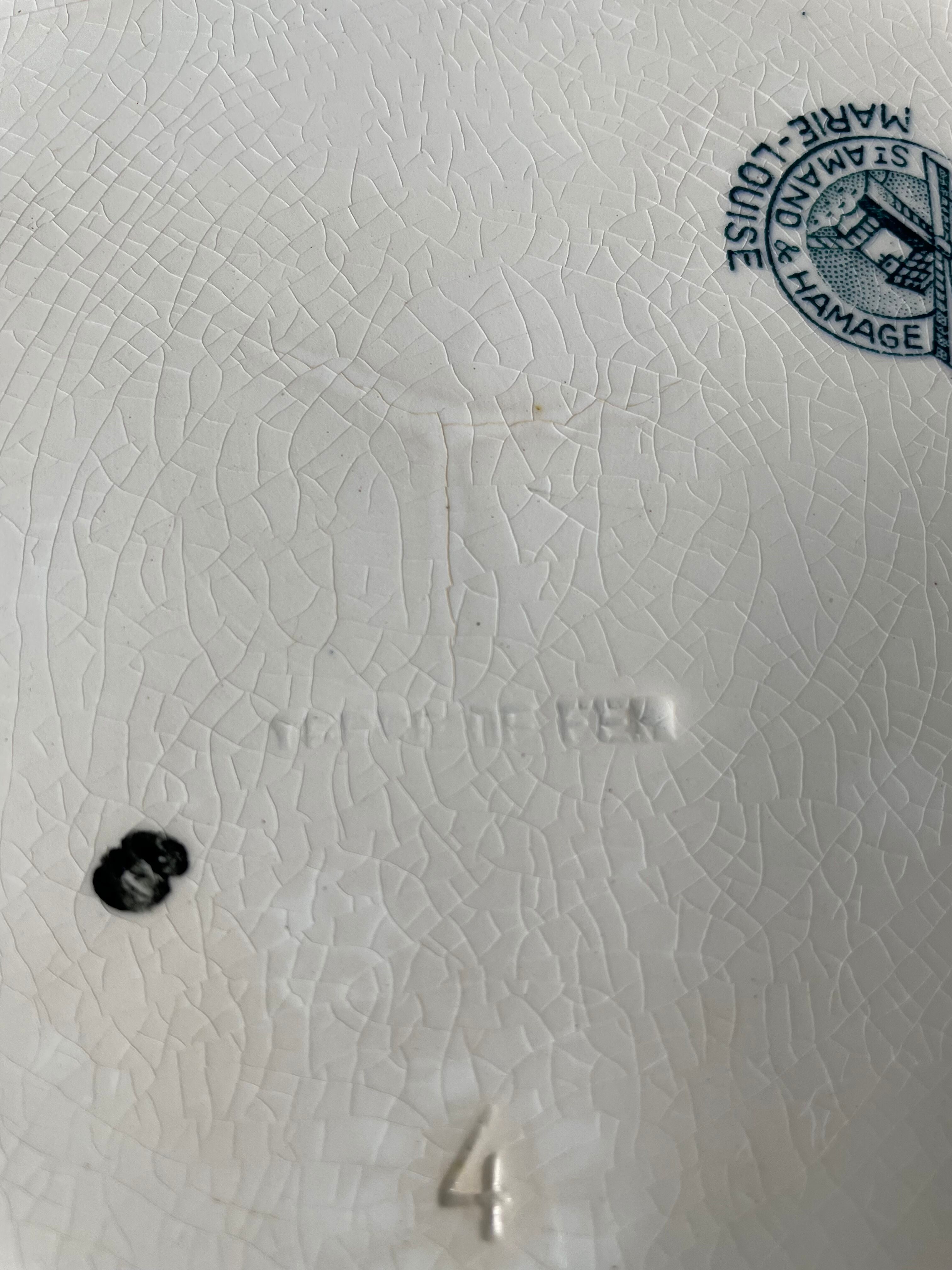 Salad bowl Terre de Fer "Marie-Louise" St Amand & Hamage