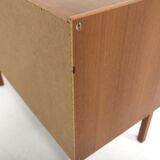Scandinavian teak chest of drawers, Bertil Fridhagen, Bodafors, Sweden, 1960.
