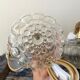 Set of two new electrified bubble globe lamps