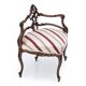 Fauteuil d'angle, France, vers 1880.