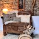 farm bench, fireplace bench