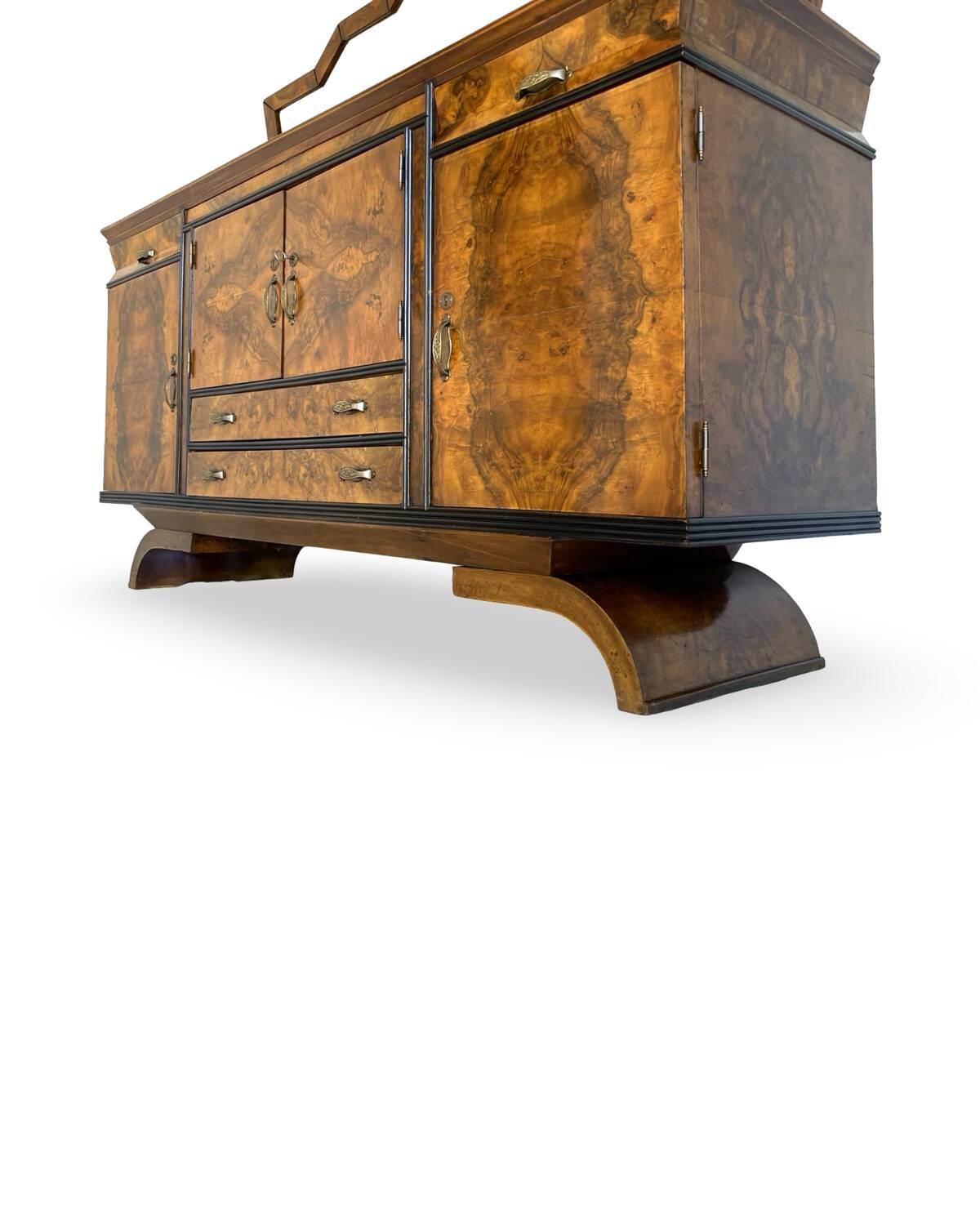 Crédence/buffet Art déco italien, années 1920.
