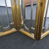 Vintage Brass mirror room divider