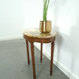 Vieille table avec marmeren blad