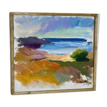 Huile sur toile "Summarkudll" par Sonja Anderson