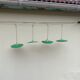 Green and white vintage suspensions quartet farm style indus vintage