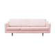 Pink velvet sofa, Danish design, 80's, production: Denmark