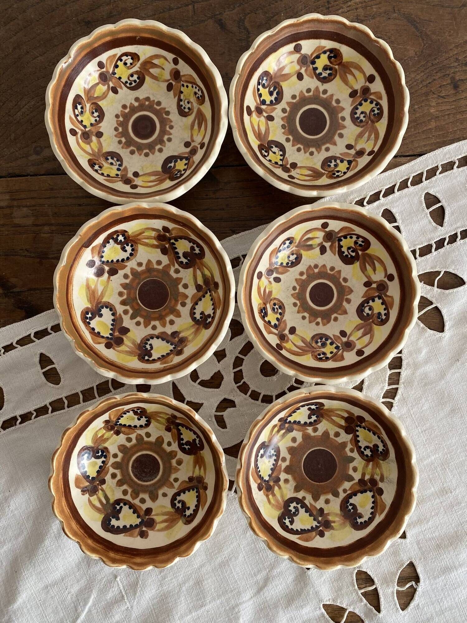 Coupelles HB Quimper  , artisanat vintage