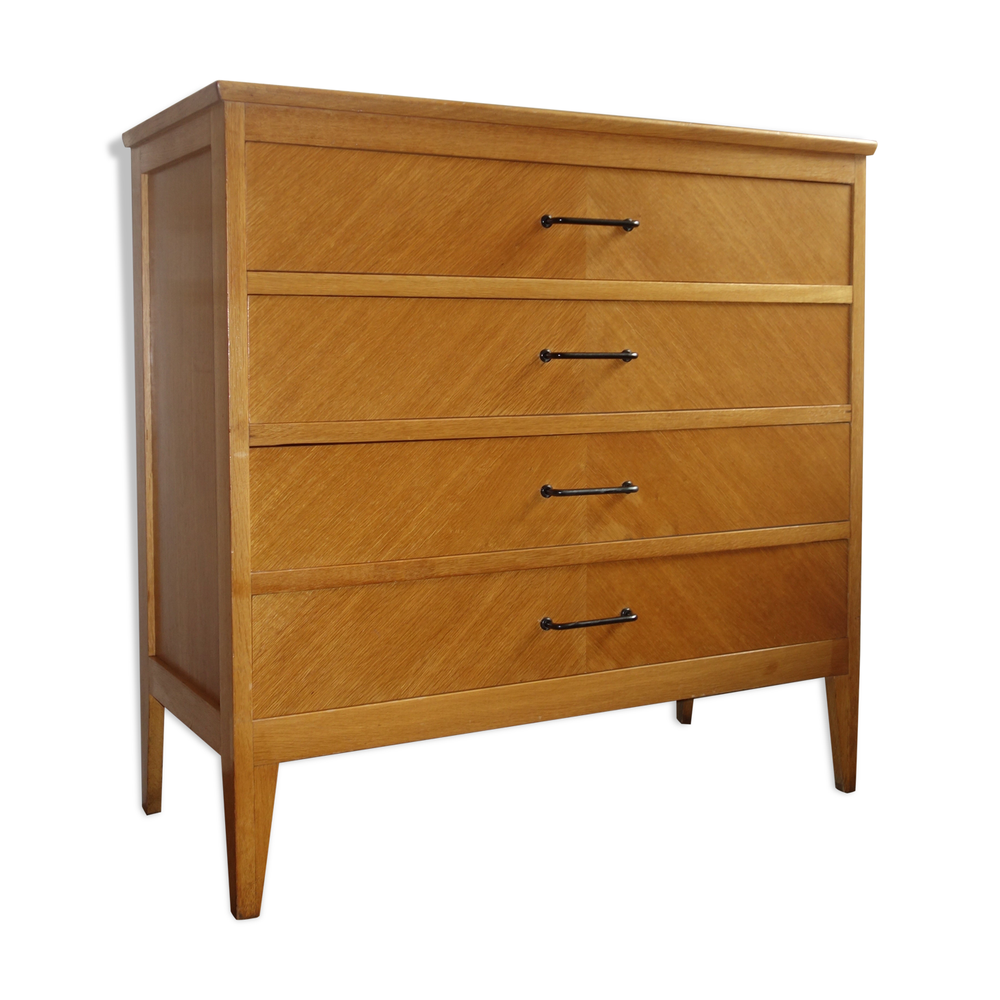 Chest of drawers vintage oak year 1960