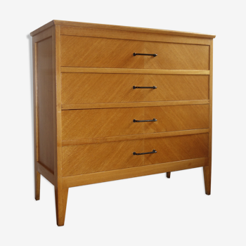 Chest of drawers vintage oak year 1960