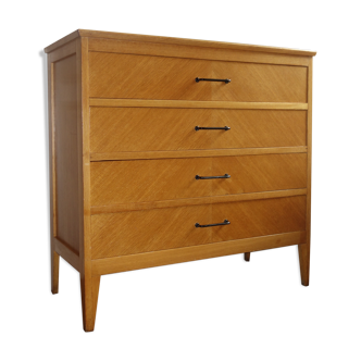 Chest of drawers vintage oak year 1960