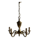 Classic 5-light gold chandelier