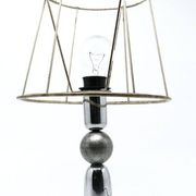 Lampe de table industrielle Art Déco, Belgique, années 1970