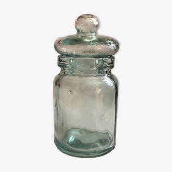 Pharmacy style glass jar, apothecary